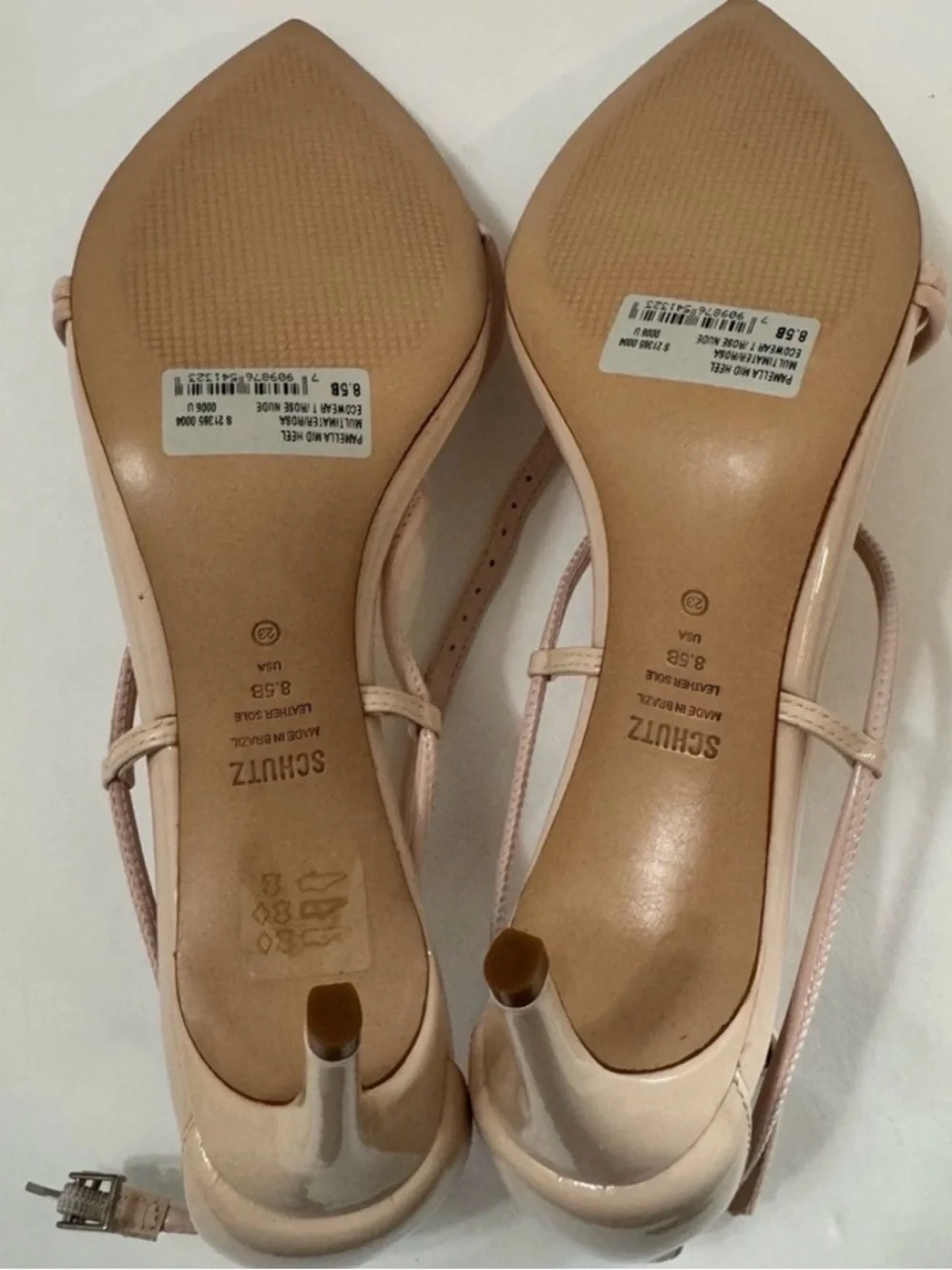 Schutz Pamela Mid Heel 8.5 Rose Nude - Picture 5 of 10